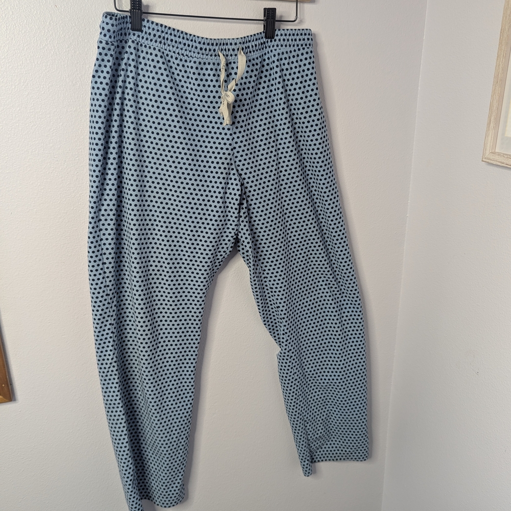 Calvin Klein Sleepwear‎ Blue Polka Dot Lounge Pants, Women’s Large